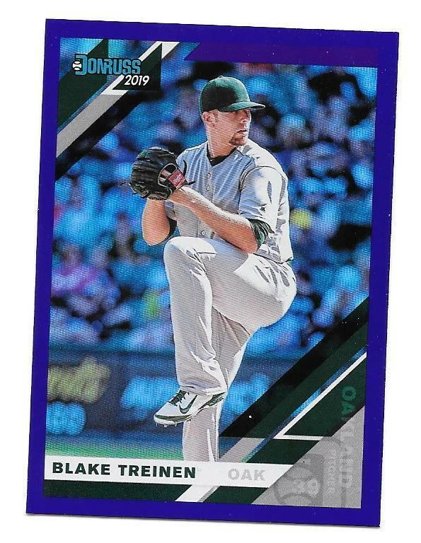 Blake Treinen 2019 Donruss Holo Purple #77  NrMt - Image 1 of 1