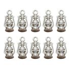 10 Vintage Oil Lantern Charms for Jewelry Making