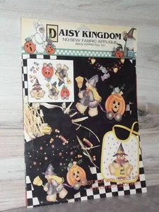 Vtg Daisy Kingdom Halloween No Sew Fabric Applique #6242 Pumpkin Pull Toy B140 - Picture 1 of 1