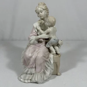 KPM Woman & Child Baby Porcelain Figure 1986 Arnart Conte Vintage Stamped - Picture 1 of 8