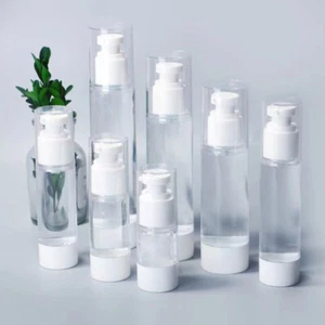 Bottiglie Pompa Sottovuoto Viaggio Spray Lozione Bottiglie Viso Crema Contenitore Airless - Foto 1 di 26