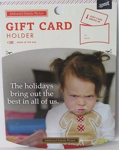 "The Holidays Bring Out The Best In All Of Us" Funny Gift Card Holder - Bild 1 von 2