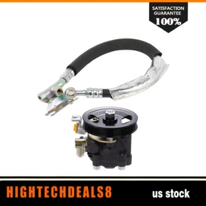 Nueva bomba de dirección asistida con línea de manguera de presión de polea para Nissan Máxima 99-03 - Imagen 1 de 13