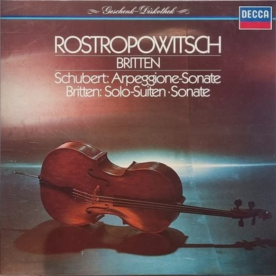 Rostropovich, Britten: Schubert- Arpeggione, Debussy- Sonata / Decca 2 LP Box - Image 1 of 4
