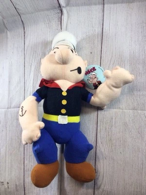 "Muñeco de peluche Popeye vintage de 12"" por Play by Play 1992 juguete de peluche The Sailor Man" Foto 1 de 4