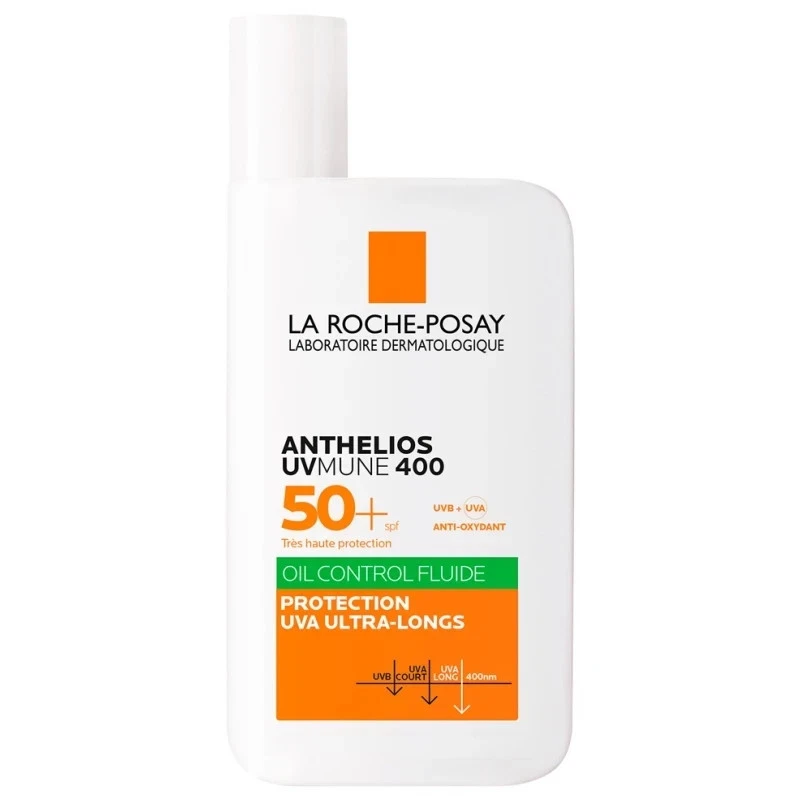 Control de aceite líquido La Roche-Posay Anthelios UVmune 400 SPF50+ 50 ml Foto 1 de 4