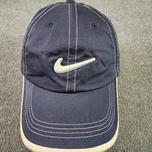 Nike Golf Hat Adult One Size Blue Performance Quick Dry Woven Cap Adjustable - Picture 1 of 9