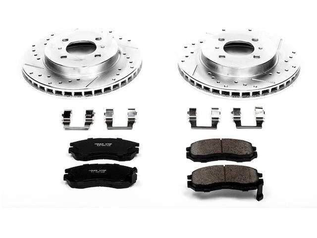 Kit de pastillas de freno delanteras y rotor para Mitsubishi Mirage 1999 2000 1998-2002 RR779DJ Foto 1 de 1