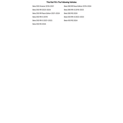 Tusk Alloy Kit & Gold Plated Race Chain Black Rear Sprocket For Beta 430 RS 2024 - Image 1 of 2