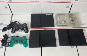 4X Sony PlayStation 2 PS2 Slim Console Only *AS IS POWERS ON -Disc READ Error - Picture 1 of 7