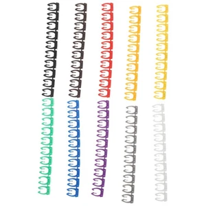  100 Pcs Wire Number Tags Cable Labels for Electronics Identification Stickers - Afbeelding 1 van 10