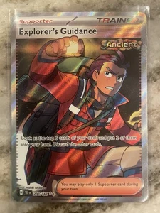 Explorer's Guidance 200/162 Sv05: Temporal Forces Holo Ultra Rare Pokemon TCG - Picture 1 of 2