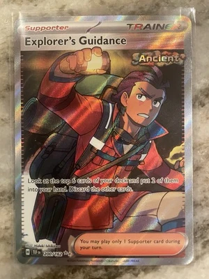 Explorer's Guidance 200/162 Sv05: Temporal Forces Holo Ultra Rare Pokemon TCG - Image 1 of 2