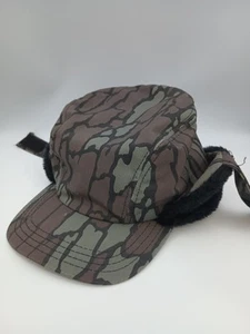 Sombrero de Caza Camuflaje Aislado Thinsulate De Colección Oreja Solapa Mentón Correa EE. UU. Talla Pequeña - Imagen 1 de 6