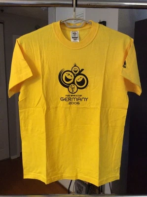 Copa Mundial de la FIFA Alemania 2006 camiseta amarilla adulto pequeña Adidas Foto 1 de 2