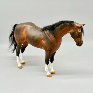 Breyer Horse Custom Vintage Hand Painted Soft Hair Signed Randall Brown Black - Picture 1 of 15
