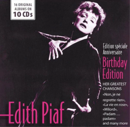 Édith Piaf Birthday Edition: 16 Original Albums (CD) Box Set (US IMPORT) - Image 1 of 1