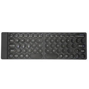 Wireless Folding Keyboard Type C Charge BT5.0 Auto Sleep Slim Light Portable FY - Afbeelding 1 van 22