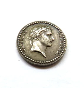 FICHA DE PLATA NAPOLEÓN EMPEREUR LE SENAT ET LE PEUPLE AN XIII - Imagen 1 de 2