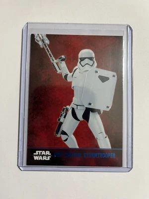2015 Topps Star Wars The Force Awakens Blue Riot Control Stormtrooper - Image 1 of 2