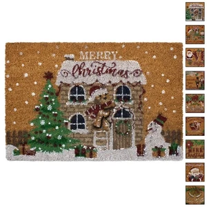 Tappeto zerbino natalizio in cocco stampato antiscivolo 40x60 cm Natale 7131 - Imagen 1 de 41