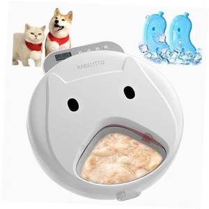 Automatic Cat Feeder Wet&Dry Food-Cordless Pet Food Dispenser-Pet Fresh Food - Picture 1 of 7