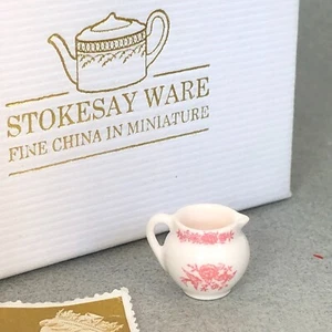 NEW Doll's House Bone China 'Persian Rose' Milk Jug by STOKESAY WARE (835) - Picture 1 of 4