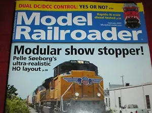 Model Railroader magazine february 2021 Pelle Soeberg's ultra-realistic HO L-18 - Picture 1 of 3
