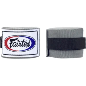 NEW Fairtex Grey 4.5m Elastic Training Hand Wraps - Picture 1 of 1