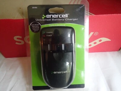 Enercell 23-972 Universal Battery Charger for Digital Camera Camcorder Phone NEW - Image 1 of 4