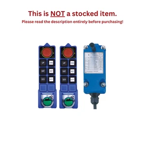 RADIO REMOTE CONTROL KIT, SAGA PROTEAN L8 SERIES, 6-BUTTON, 1-SPEED, 2 TX, 110 V - Picture 1 of 3