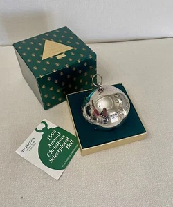 Wallace Silversmiths 1993 23ª edición anual plateada trineo campana adorno caja - Imagen 1 de 3