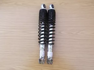 LEFT/RIGHT REAR SHOCK ABSORBERS (PAIR) Lexmoto XDV 125 Euro 5 Longjia LJ125T-18A - Picture 1 of 11