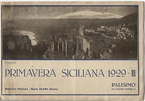 Sizilianischer Frühling 1929-VII Touristenbroschüre - Bild 1 von 1