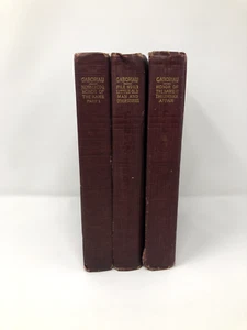 Lot Of 3 Vintage Hardback Books EMILE GABORIAU 1908 Antique - Picture 1 of 10