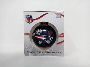 New England Patriots Weihnachtsschmuck Glaskugel NFL lizenziert KOSTENLOSER VERSAND - Bild 1 von 3