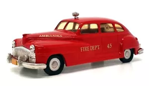 The Sun Motor Co. 1/43 Scale FE301 - DeSoto Ambulance Fire Dept. - Red - Picture 1 of 5