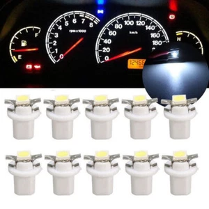 10x T5 B8.5D Car Gauge 5050 1 SMD LED Speedo Dashboard Dash Side Light Bulb - Picture 1 of 10