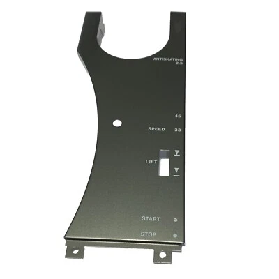 Dual  CS 415 -1 Turntable Parts Tonearm  Knob Metal Trim Plate Cover - Image 1 of 4