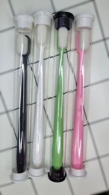 Flat ToothBrush Dental Replacement Brushes Head Micro Disposable ApplicatorsOral - Image 1 of 4