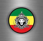 Sticker car decal rasta reggae JAH lion of judah one love rastafarai r6