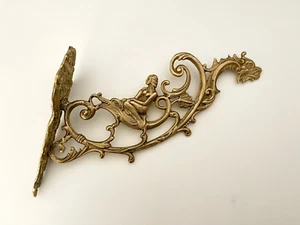 Minimalist Brass Plant Hanger – Modern Wall Mount Planter Bracket | Female Figur - Picture 1 of 5