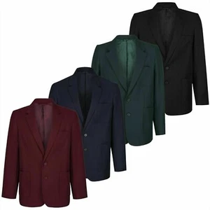 Kids Boys Back to School Blazer School Uniform Formal Smart Coat - Picture 1 of 7