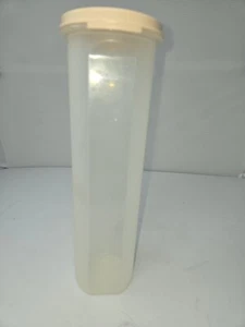 Soporte de espagueti Tupperware vintage con tapa bronceada 4,75 tazas por porción excelente estado - Imagen 1 de 8