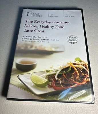 The Great Courses The everyday Gourmet MAKING HEALTHY FOOD TASTE GREAT ~DVD NEW - Image 1 of 3