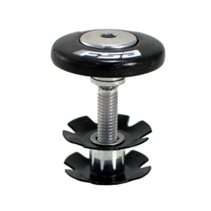 FSA Carbon Cap Set 1 1/8" UD Carbon TH-875C TopCap A-Head Claw Black New - Picture 1 of 8