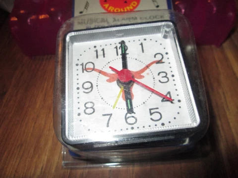 NCAA TEXAS LONGHORNS MINI SINGING TRAVEL ALARM CLOCK NIP Cover