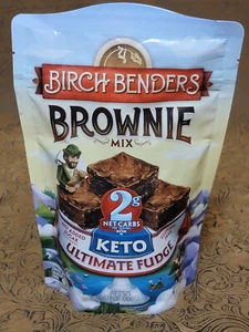 Birch Benders Keto Ultimate Fudge Brownie Mix Low Carb Gluten Free 10.8oz ஃ - Picture 1 of 13