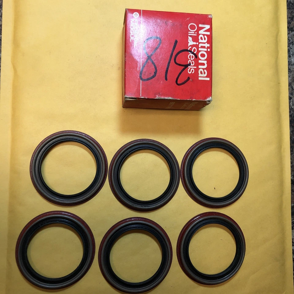 National 8871 Wheel Seal Qty 6 For Gm Cars Wheel Seals Made In USA 🇺🇸 F+S - Image 1 of 4