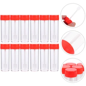 12Pcs Behälter Für Stuhlprobe Stuhlprobenröhrchen Stuhlproben-Test - Picture 1 of 12